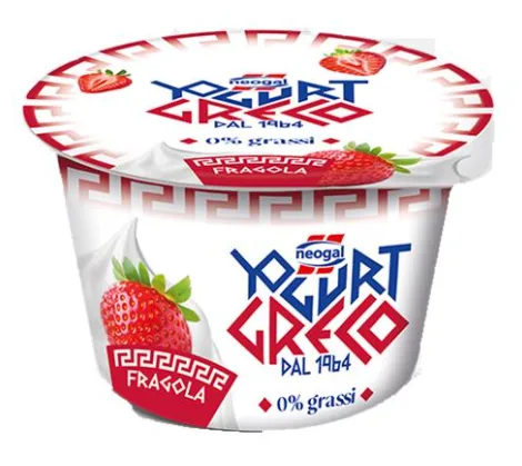 Yogurt greco 0% grassi fragola 150 g Neogal