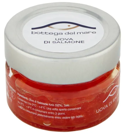 Uova di salmone selvaggio 50 g La Nef