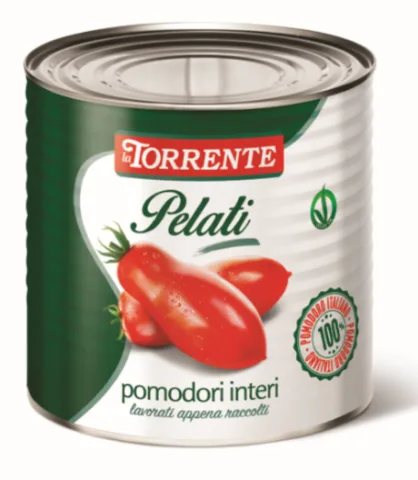 Pomodori pelati in succo di pomodoro La Torrente