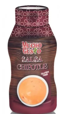 Salsa chipotle Mucho Gusto squeezer 810 ml Top Food