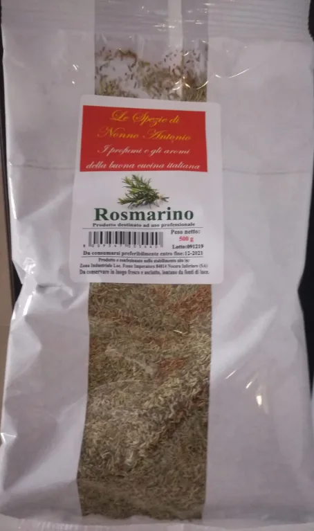 Rosmarino busta 500 g Le Spezie di Nonno Antonio