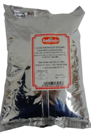 Latte scremato in polvere 1 kg Ambrosio
