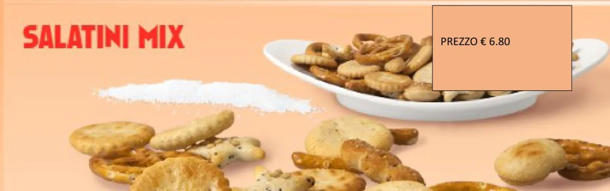 Salatini mix in secchiello Snack in Secchiello