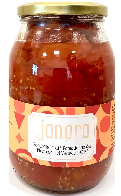 Janara pacchetelle di pomodorino del Piennolo del Vesuvio DOP 1062 ml Vestalia
