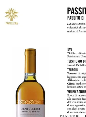 Passito di Pantelleria DOC Vini Pellegrino