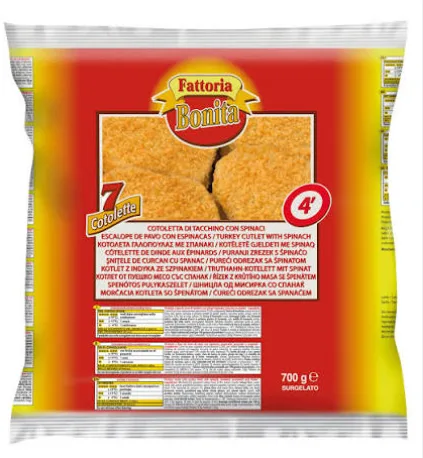 Fattoria Bonita cotoletta di pollo agli spinaci 1 kg Amadori