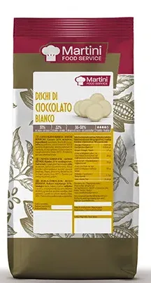 Cioccolato bianco dischi 1 kg Martini