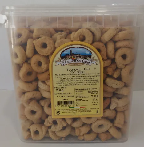 Tarallini busta 1 kg Il Fornaio dei Sassi