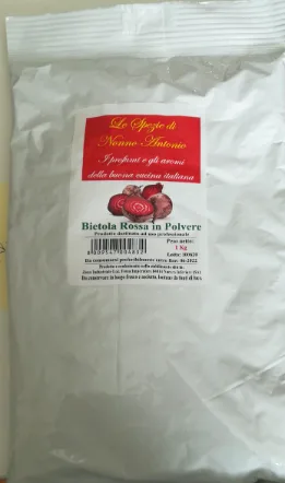 Bietola rossa in polvere busta 1 kg Le Spezie di Nonno Antonio