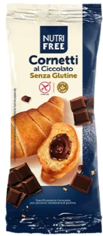 Cornetti al cioccolato senza glutine 50 g Nutri Free