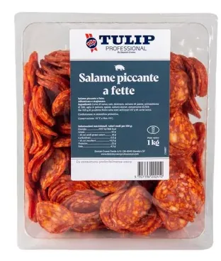 Salame piccante affettato 1 kg Tulip