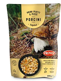 Porcini trifolati primi piatti e pizze pezzi e fetti busta 800 g Nova