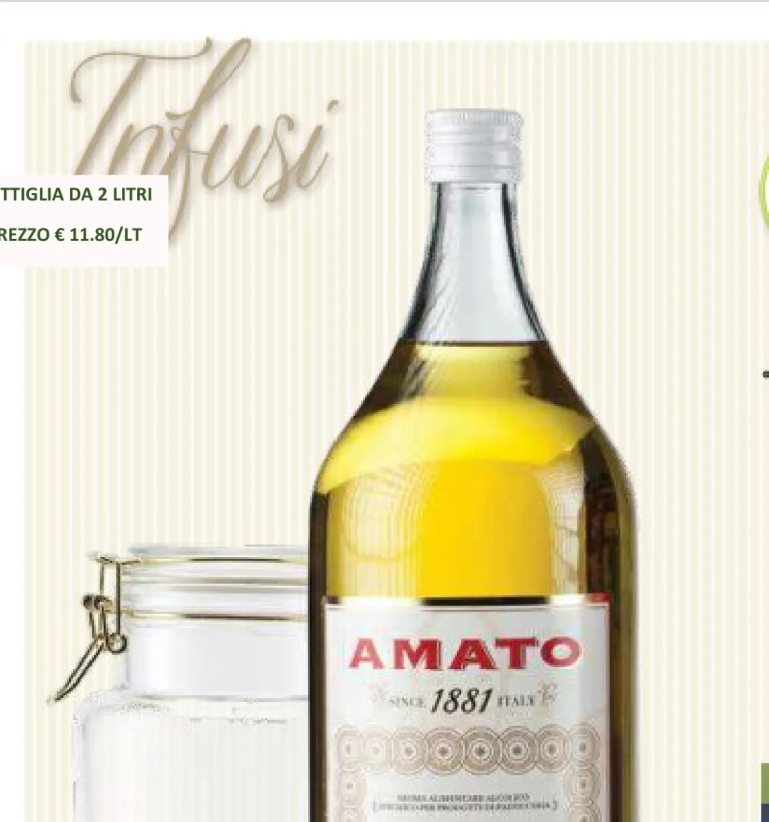 Infuso limone bottiglia 2 litri Amato Bagne