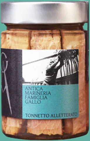 Filetti di tonno alletterato 310 g Antica Marineria Gallo