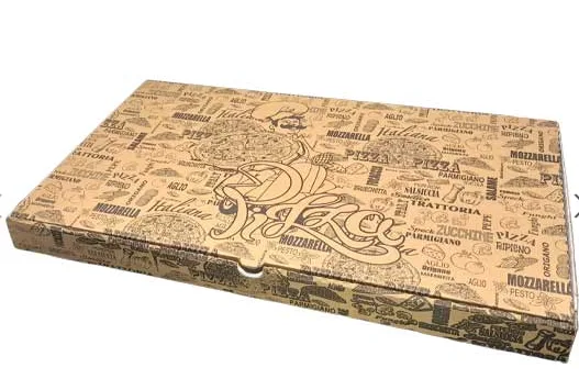 Cartone pizza chiusura americana 34x56 h 4 cm 50 pz Scatolificio Martinelli