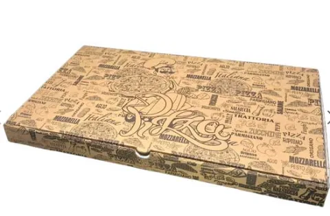 Cartone pizza chiusura americana 34x56 h 4 cm 50 pz Scatolificio Martinelli