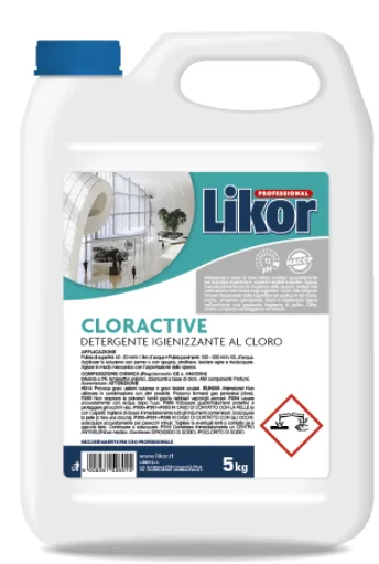 Cloractive detergente al cloro 5 kg Likor Professional