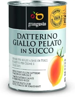 Datterino giallo pelato in succo Grangusto