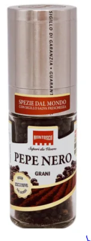 Macinino Il Piccolo pepe nero in grani 43 g Montosco