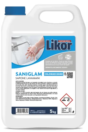 Saniglam sapone lavamani 5 kg Likor Professional