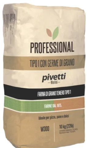 Farina Professional tipo 1 con germe di grano 10 kg Pivetti