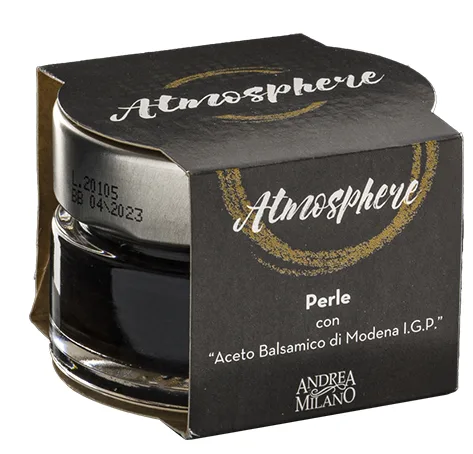 Perle con aceto balsamico di Modena IGP Atmosphere Andrea Milano