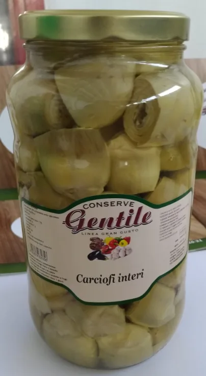 Carciofi interi in olio di girasole 3100 ml Gentile