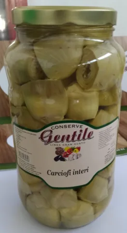 Carciofi interi in olio di girasole 3100 ml Gentile