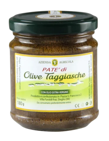 Patè di olive taggiasche in olio extravergine Solotaggiasca