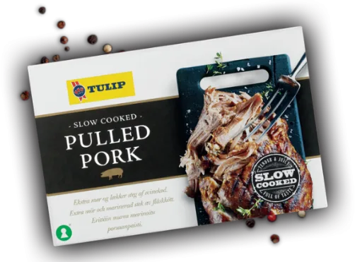 Pulled pork 550 g Tulip