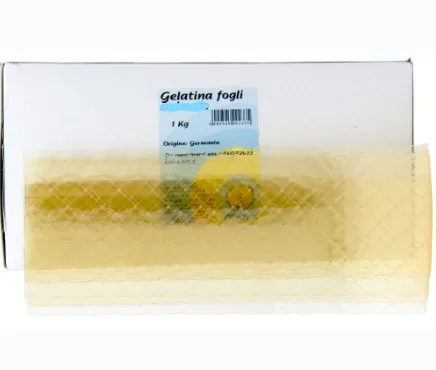 Gelatina in fogli 1 kg Pavone