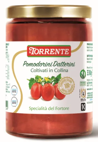 Pomodorini datterini coltivati in collina La Torrente