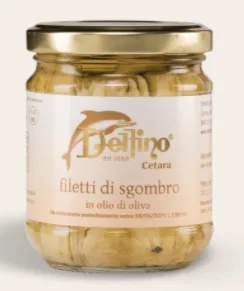 Filetti di sgombro in olio di oliva 200 ml Delfino
