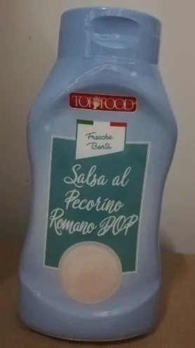 Salsa pecorino romano DOP squeezer 500 g Top Food