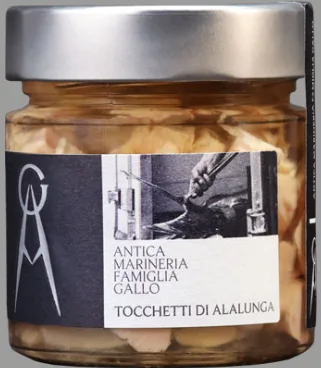 Tocchetti di tonno alalunga 525 g Antica Marineria Gallo