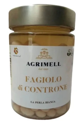 Fagioli di Controne lessati al naturale 300 g Agrimell