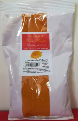 Curcuma polvere busta 1 kg Le Spezie di Nonno Antonio