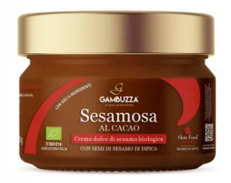 Sesamosa al cacao crema di sesamo dolce bio 90 g Gambuzza