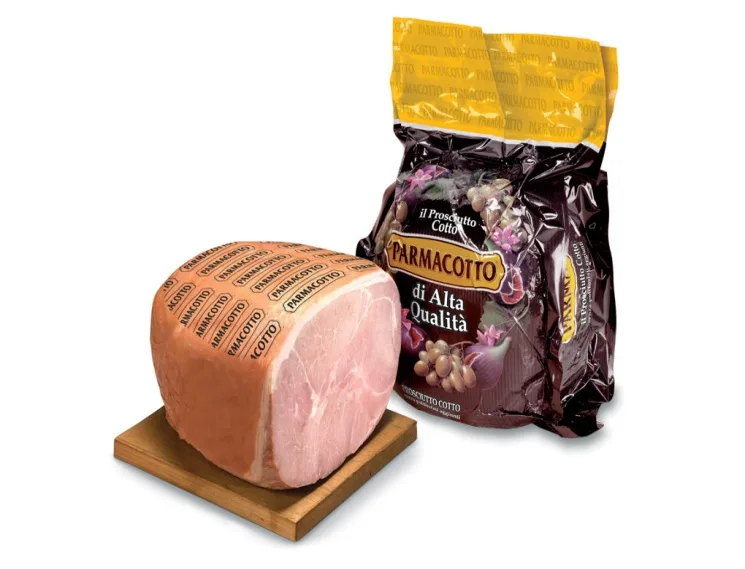 Prosciutto cotto Parmacotto alta qualità