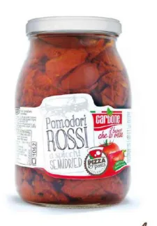 Pomodori rossi a spicchi semidried 1062 ml Carbone