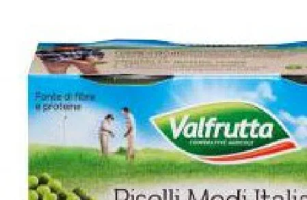 Piselli medi italiani 410 g x 3 Valfrutta
