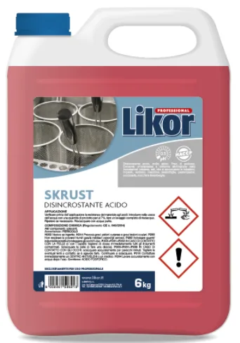 Skrust disincrostante acido 6 kg Likor Professional