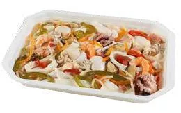 Insalata di mare in olio di semi di girasole vaschetta 1 kg Buscema