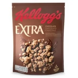 Extra cioccolato e nocciola 375 g Kellogg's