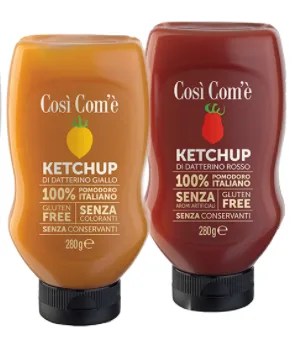 Datterino squeeze ketchup 280 g Così Com'è