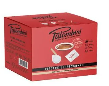 Piacere Espresso + kit 50 cialde Palombini