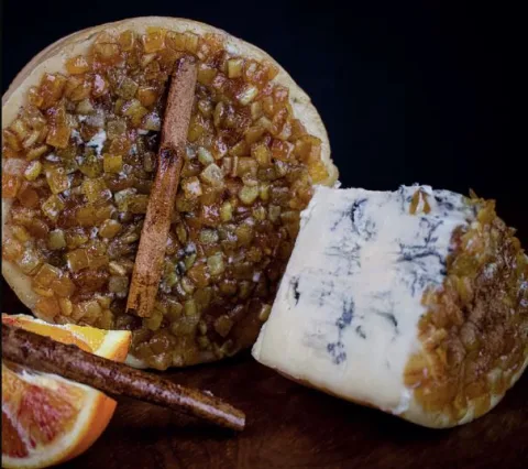 Orange formaggio erborinato arancia e cannella Alta Mangiuria