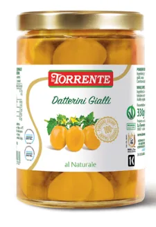 Pomodorini datterini gialli al naturale La Torrente