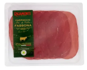 Carpaccio di Fassona affettato 80 g Rigamonti