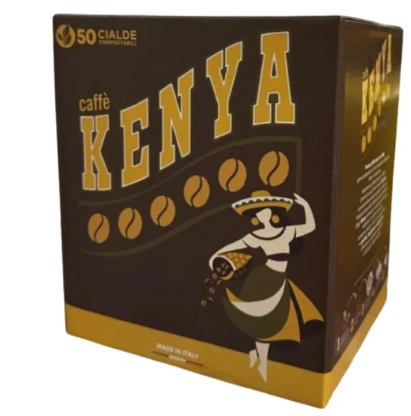 Caffè Kenya cialde compostabili 50 pz Kenial